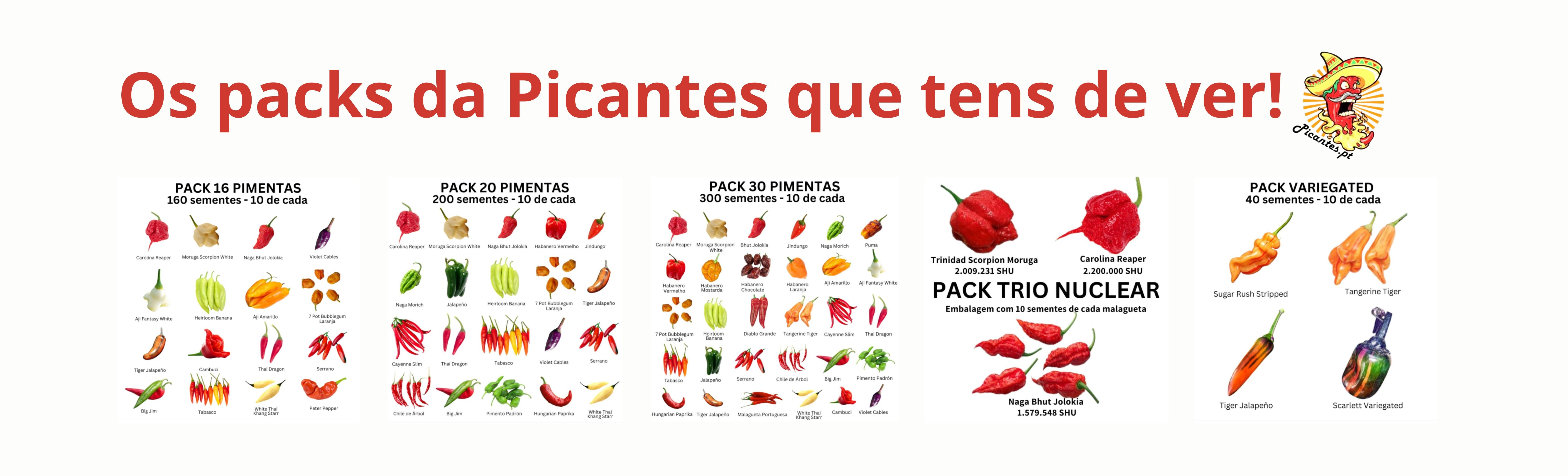 Packs de sementes